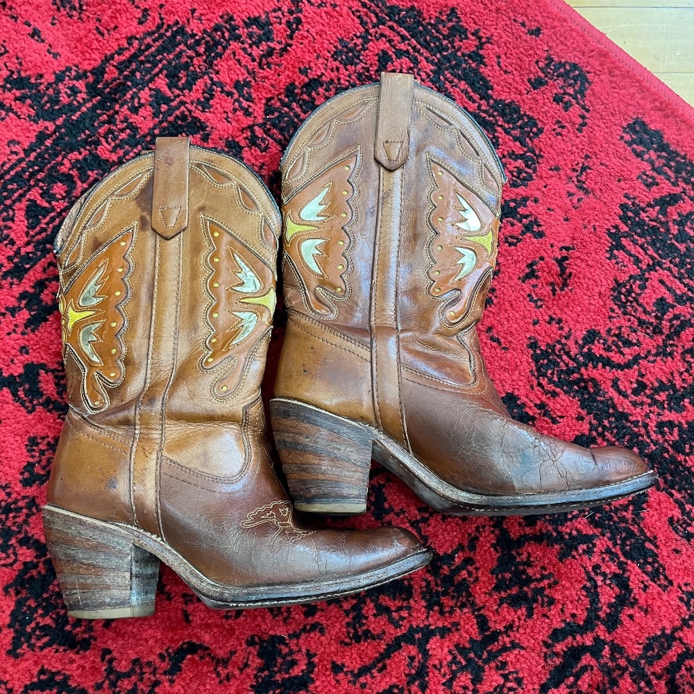 Vintage Frye Western Cowboy boots
